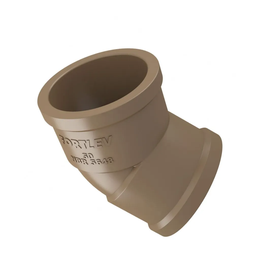 Joelho 45° Soldável Pvc 25mm-  Fortlev-.webp