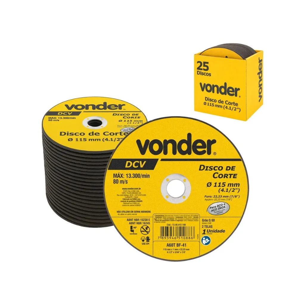 Discos De Corte Fino Inox 4.1-2 X 1,0 Esmerilhadeira.webp