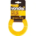 Fio De Nylon 2,0Mmx15M Redondo Para Roçadeiras E Aparadores.webp
