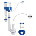 Kit Completo Para Caixa Com Acionador Pneumático Cromado