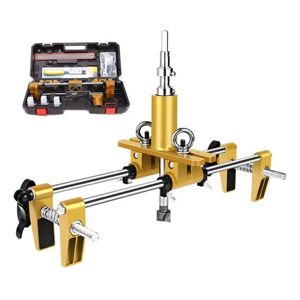 Gabarito Para Furação De Portas De Fechaduras Com 5 Fresas