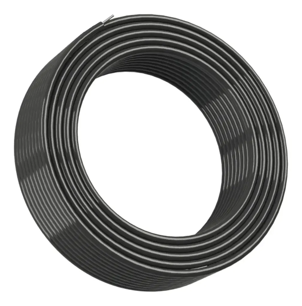Cabo Subterrâneo Isolador Para Cerca Elétrica Preto