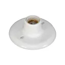 Plafon Branco 100w Soquete De Porcelana Premium