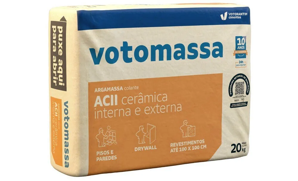 [6054228] Argamassa Votomassa (ACII) Cerâmica Externa 20Kg
