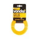 Fio de Nylon 1,6mmx15M Redondo para Roçadeiras e Aparadores