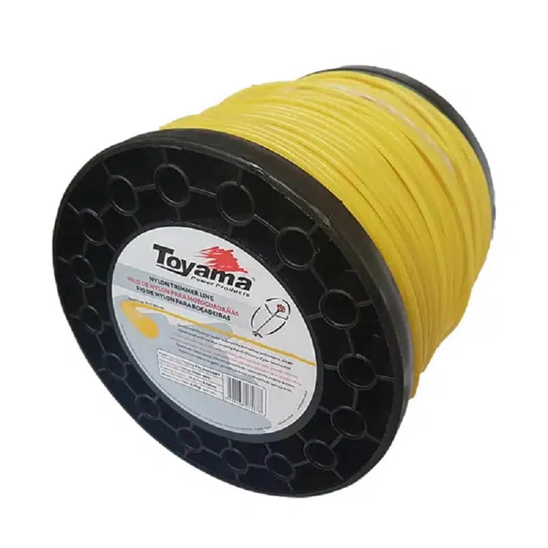 [1301-003] Fio De Nylon Redondo  Amarelo 3mm - Toyama