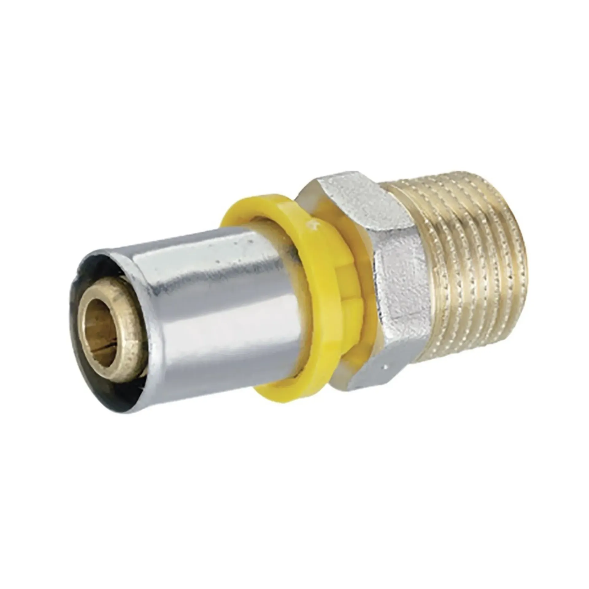 [97611] Conector Gás Trans Amanco Macho Dn16X1/2