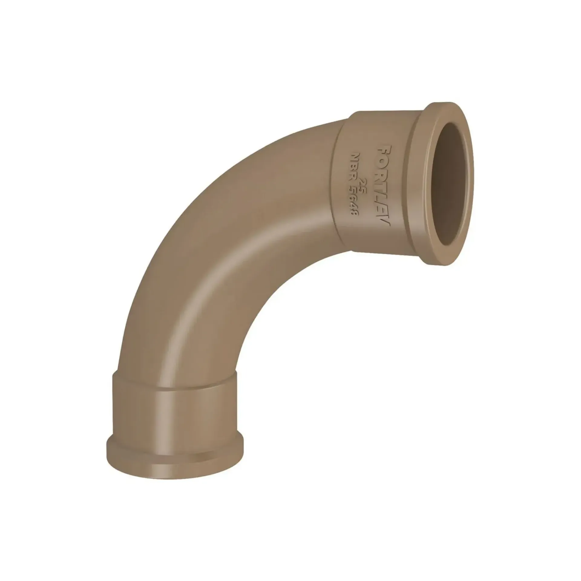 [10100501] Curva 90° Soldável Pvc 50mm - Fortlev