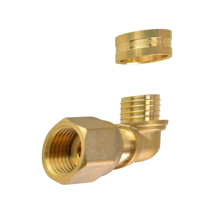 Joelho Fêmea Móvel Metálico Pex 20 X 3/4  - Amanco
