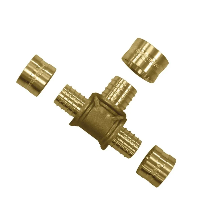 Tê Redução Metalico 20x25x20 Pex - Amanco